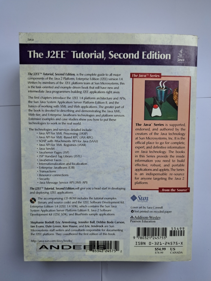 Buch The J2EE Tutorial Second Edition Foreword by Jeff Jackson – Bild 3