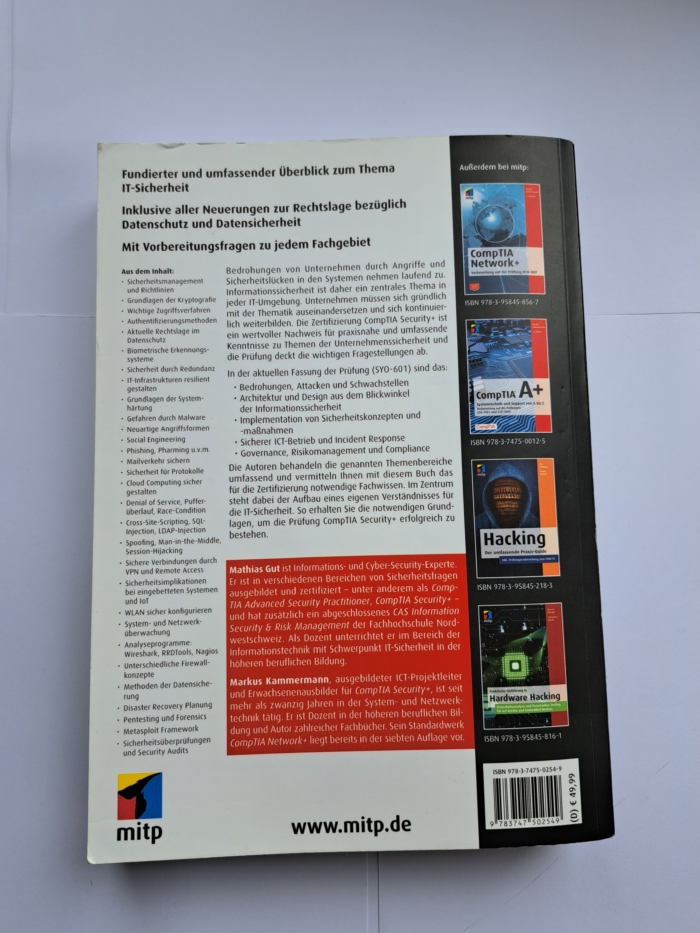 Libro CompTIA Security+: Sicurezza IT spiegata – Esame SYO-601 - immagine 3