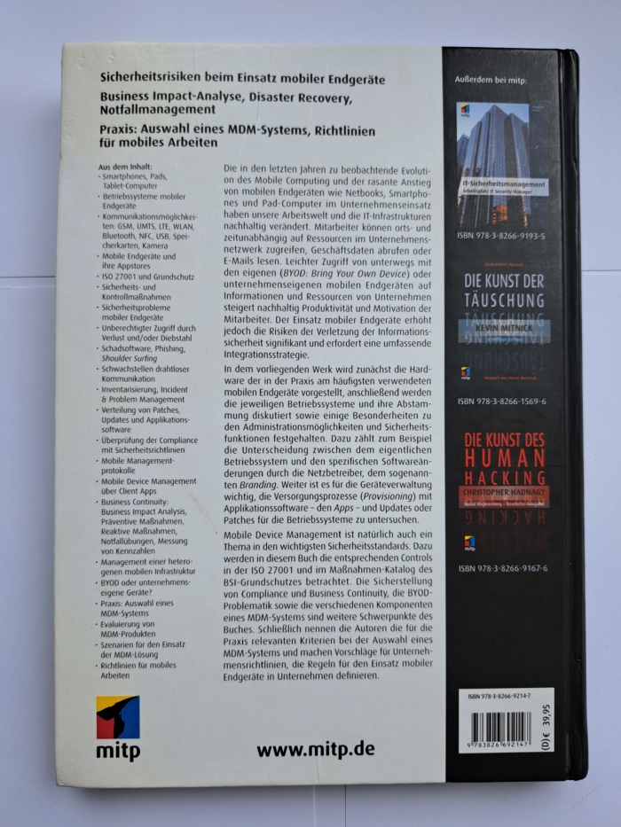 Libro Sulla Gestione Dei Dispositivi Mobili (mitp Professional) - immagine 3